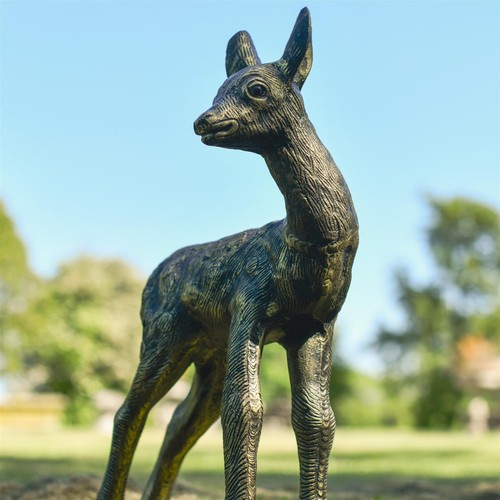 Doe garden sculpture - garden,