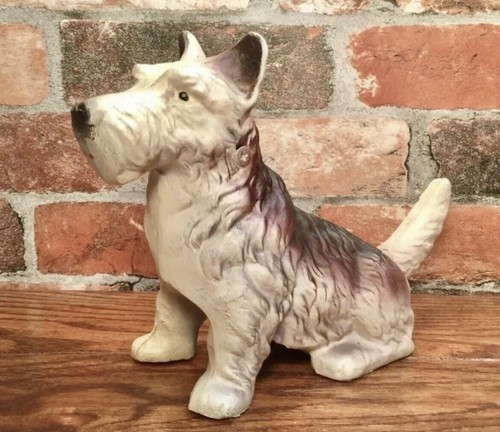 Scottish terrier cast - cast, iron