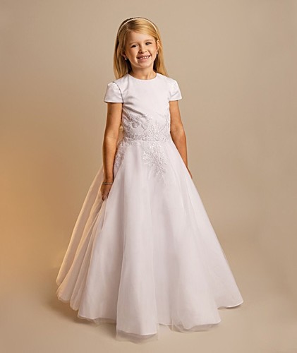 Girls full length white - full-length,