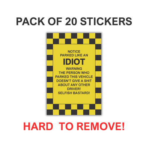 20x you parked like an - parked,