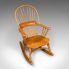 Antique Windsor Rocking Chair