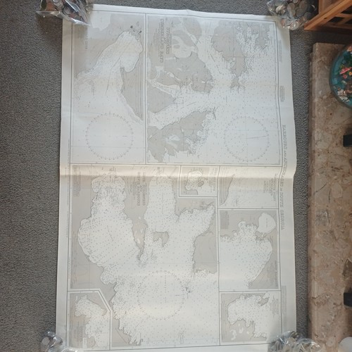 Vintage 1987 admiralty chart - 1987,