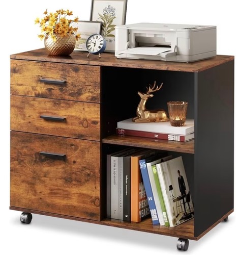 Drawer mobile file cabinet - 3-drawer,