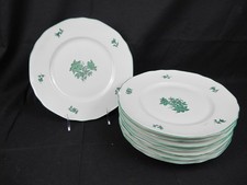 (8) Augarten Wien Vienna Maria Theresia Dinner Plates 5098 9 1/2"
