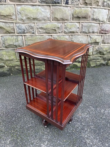 Antique inlaid mahogany - inlaid,