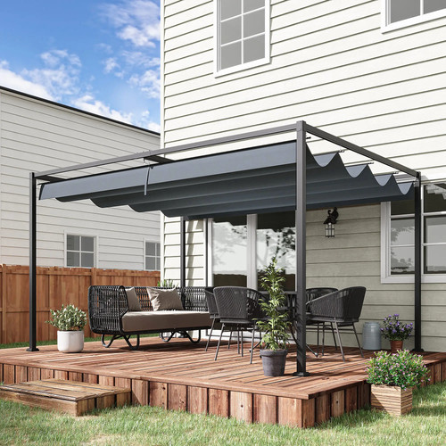 Metal pergola with - x, 3m