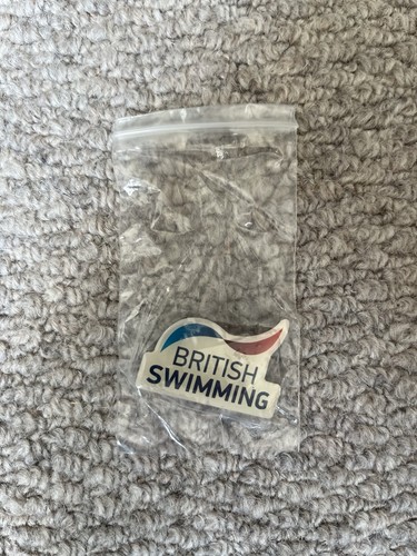 British swimming pin badge - swimming,