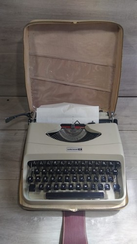 Vintage underwood model - vintage,