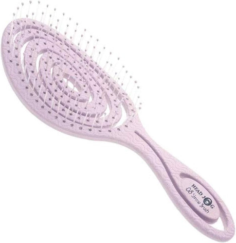 Head jog paddle brush with - jog,