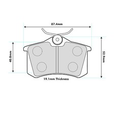 Ferodo DS2500 Rear Brake Pads