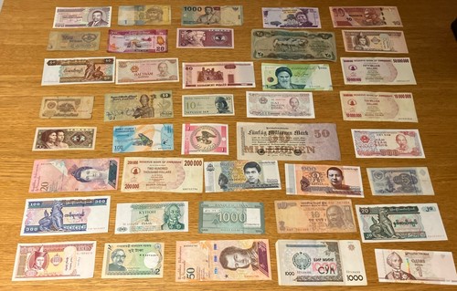 Lot world banknotes - 40,