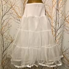 M White 50s Retro Petticoat