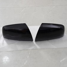 Pair For Vauxhall Zafira B MK2 2008-2014 Door Wing Mirror Cover Cap Gloss Black
