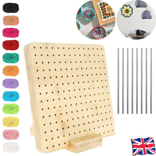 Crochet blocking board with - board, 12