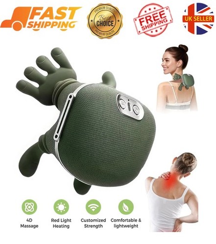 Shiatsu heated neck and - 4d,