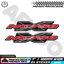 2x HONDA NC 750 Vinyl Decal Stickers Bike Motorbike Motorcycle Sticker Mod