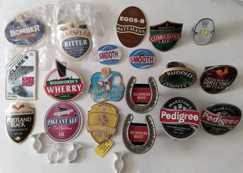 Beer pump clips badges - clips, •