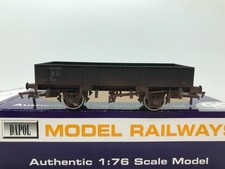 DAPOL OO GAUGE B734 BR BLACK GRAMPUS WAGON + FACTORY WEATHERED + BOXED