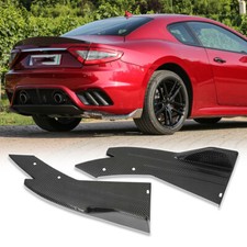 Rear Bumper Lip Splitter Diffuser Canard Carbon Fiber For Maserati Granturismo