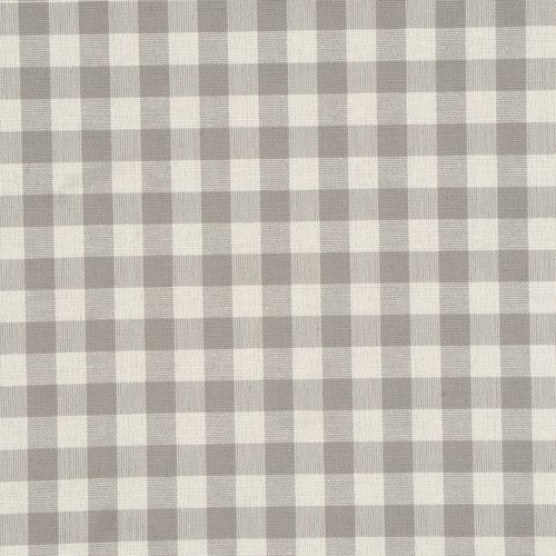 Gingham check grey fabric - gingham,