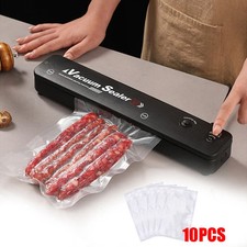 Vacuum Food Sealer Automatic Dry Wet Pack Portable Machine with 10 Bags