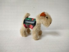 Vintage Steiff dog terrier w/