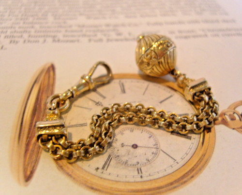 Victorian ball fob - victorian, 12ct