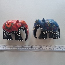 2 Rajasthani Painted Wooden