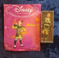 Disney Princess Porcelain Doll Mulan  W/ Magazine  Deagostini. G