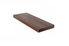 HUDSON WALNUT FLOATING WALL MOUNTED SHELF KITCHEN BATH LIVING ROOM SHELVES UNITS