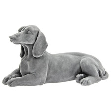 Velvet Dachshund figurine