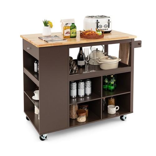 Rolling kitchen island - island, mobile