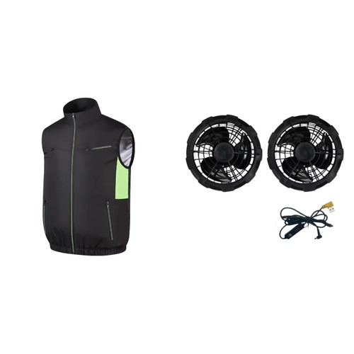 Cooling vest ice fan - cooling,