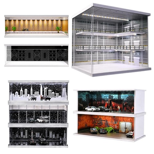Diorama showroom scale - showroom, 1:64