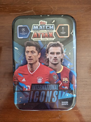 Match attax metal box and - match,