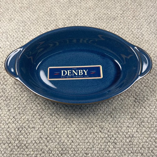 Denby boston blue small oval - small,