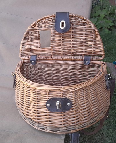 Wicker fishing creel - wicker,