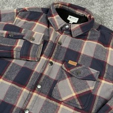 Matix Sherpa Lined Flannel Shirt Men’s M Multi Plaid Jacket Shacket ***READ***