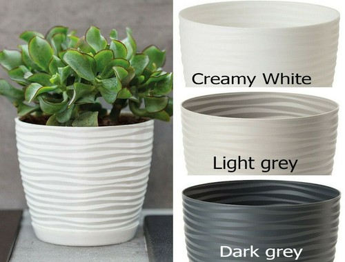 Plastic plant pot cover round - pot,
