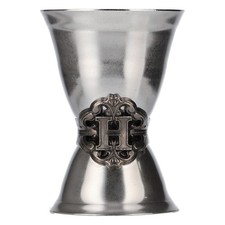 Hendricks Gin Jigger Measuring Cup Portioner Bar Supplies Silver Ornate
