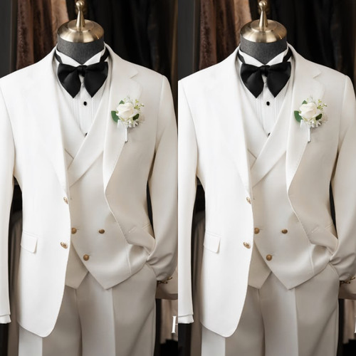 Formal wedding men suit white - formal,