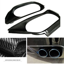 2x Carbon Fiber Rear Exhaust