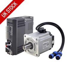 STEPPERONLINE 1KW 3.19Nm 220V AC Servo Motor Driver CNC Controller Kit 3000rpm