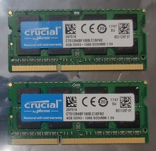 Crucial 8GB 2X4GB DDR3 2RX8