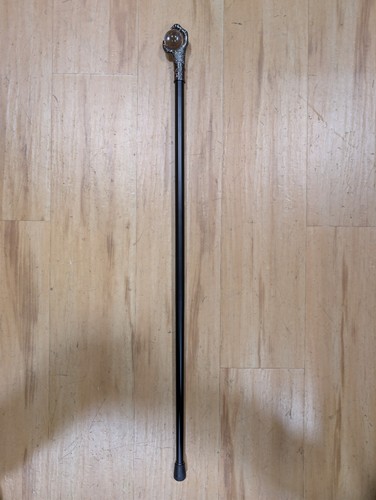 Walking metal cane - metal, for