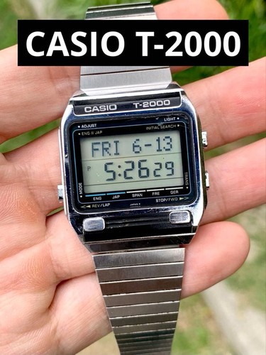 Casio t2000 digital watch - casio,