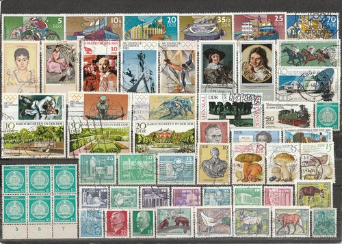Lot stamps gdr - lot, rda