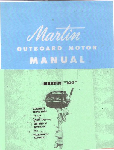 Martin 100 10hp outboard - "100",,