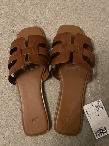 New brown tan sandals size - h&m,