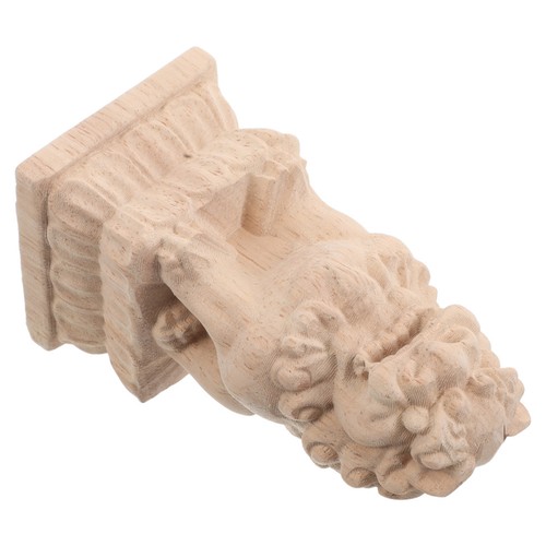 Intricately carved wood lion - intricately,